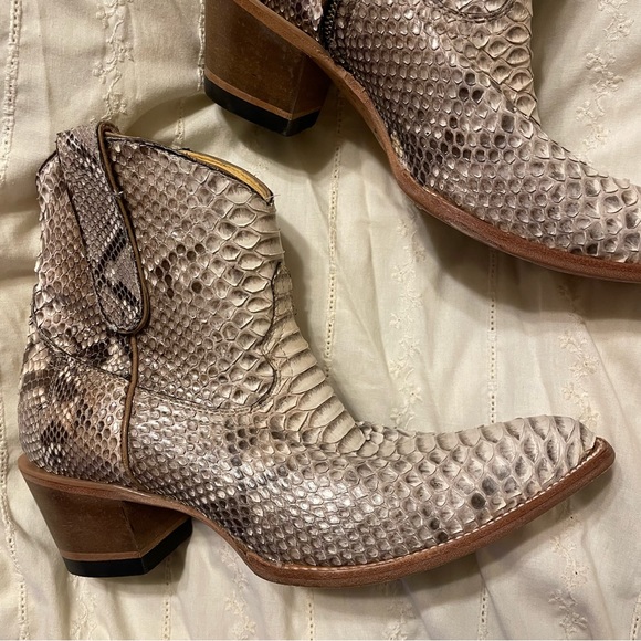 Idyllwind Shoes - Python Cowboy ankle boots